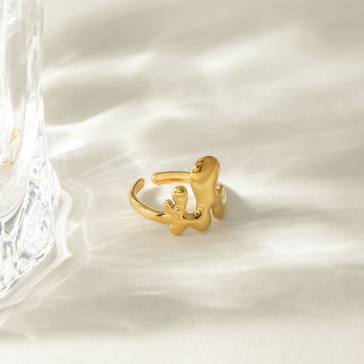 Gold Drip Ring