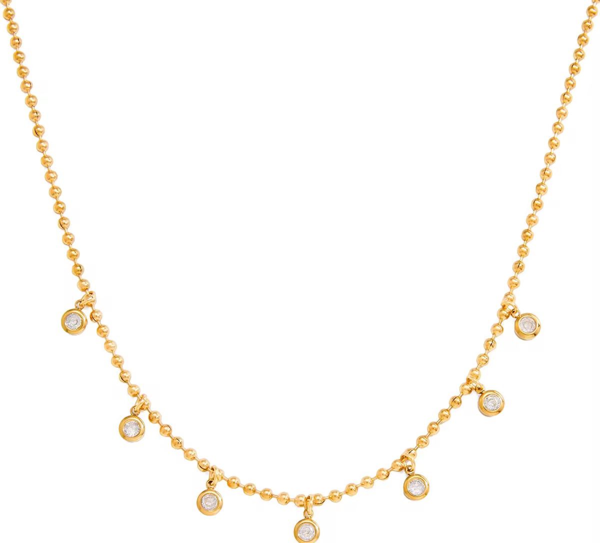 Mini Crystal Dangle Necklace